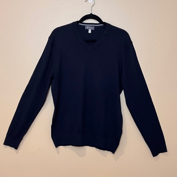 Ibex Wool Blend Sweater Long Shirt - Men's Size M - Black - Picture 1 of 9